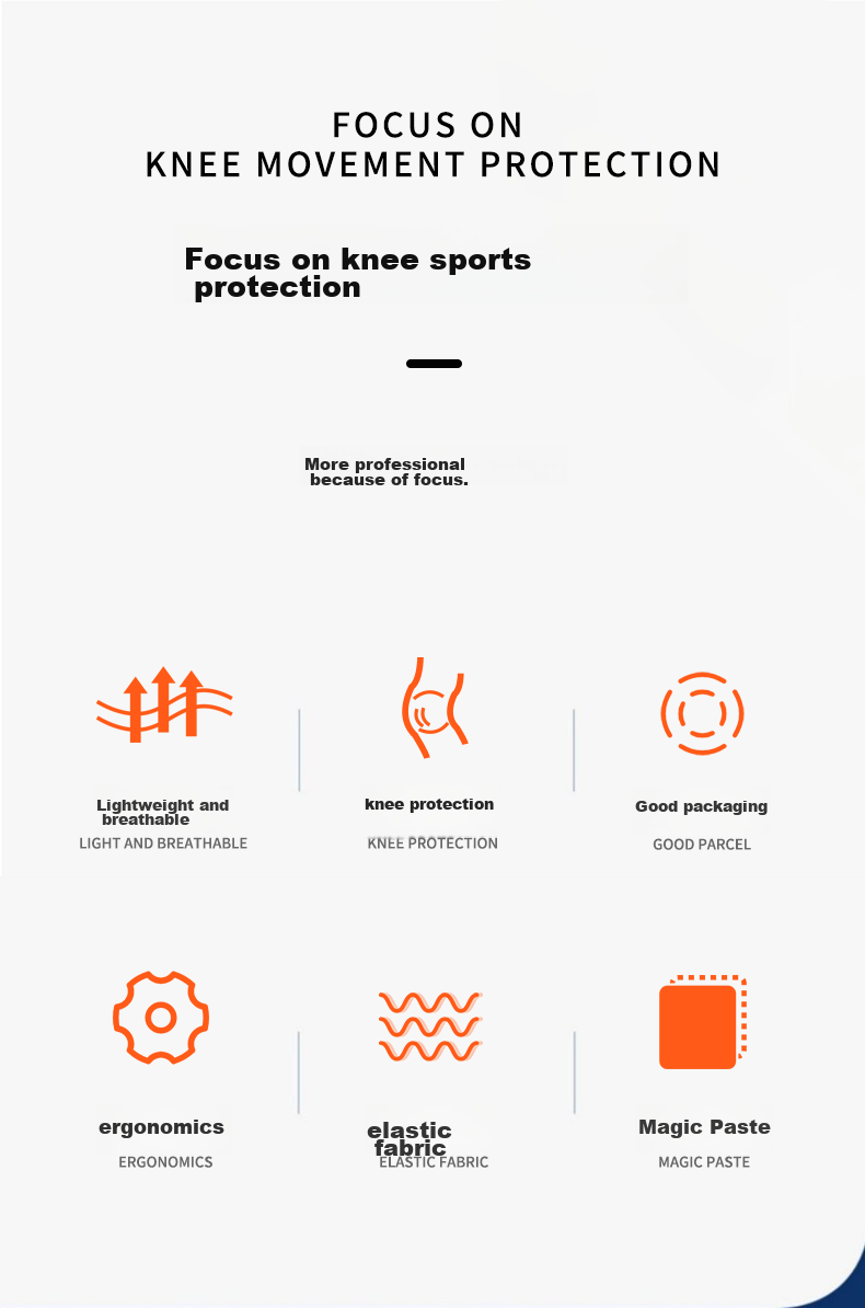 NAILEKESI N Sports Knee Brace for Meniscus Injury, Running Knee Support for Men And Women, Specialized Knee Joint Protection Brace for Knee Effusio 1