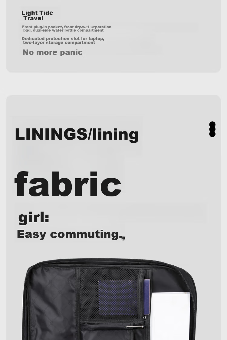 HLA Backpack for Women And Men, Large Capacity Travel Bag for Short Trips, Business Trip Luggage, 16-Inch Laptop Bag, School Bag 4