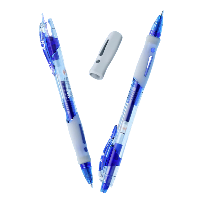 M&G GP1163B Retractable Gel Pen, 0.5mm Blue Bullet Tip, Push-Button Business Office Signing Pen, Exam Rollerball Pen, 6 Pcs