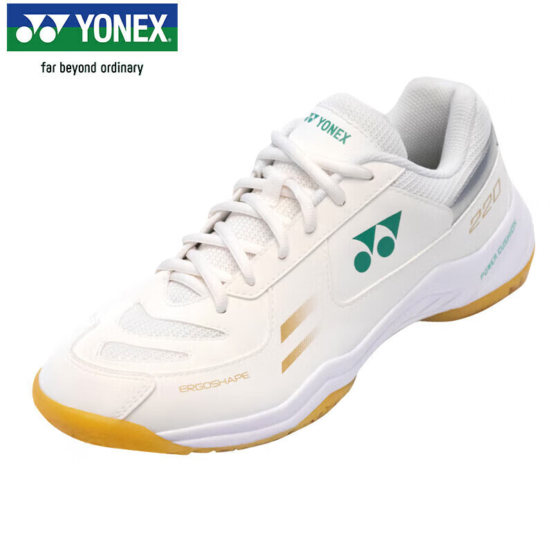 Кроссовки для бадминтона YONEX SHB220CR, мужские, размер 40, белые
