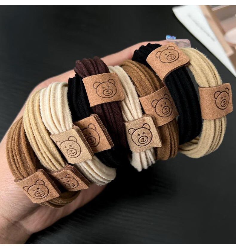 Chense Hair Ties [80 Pieces], Seamless Elastic Bands, High-Elasticity Rubber Bands for Ponytails And Buns 12