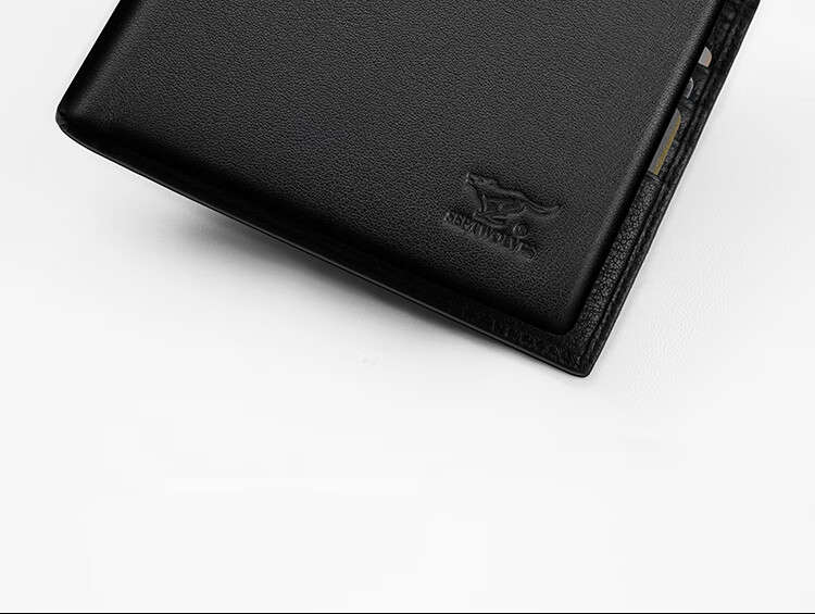 SEPTWOLVES Men's Short Genuine Leather Wallet Card Holder, Practical Anniversary Birthday Gift for Dad Or Husband 4