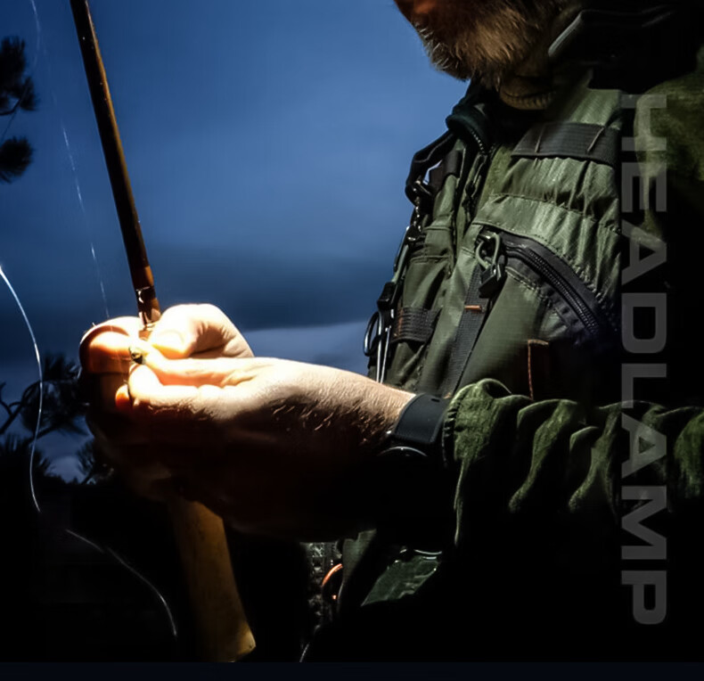 Lenovo Headlamp High Brightness Long Battery Life Rechargeable Outdoor Night Fishing Sensor Waterproof Work Mining Lightweight Head-Mounted Light 19