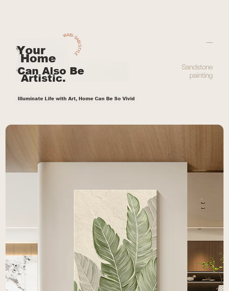 Haojiubujian, Jizhaokinshan Living Room Decorative Painting, Landscape Painting, Simple And Elegant Sofa Background Wall Hanging Picture, 2025 New Style Mural 7
