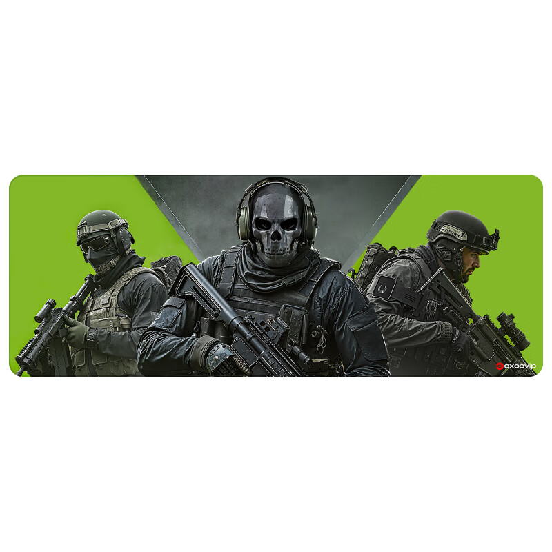 EXCO Skeleton Team Mouse Pad Large Desk Mat, Lock Edge Gaming Pad, Laptop Office Edge Large Size Keyboard Pad 0441 6