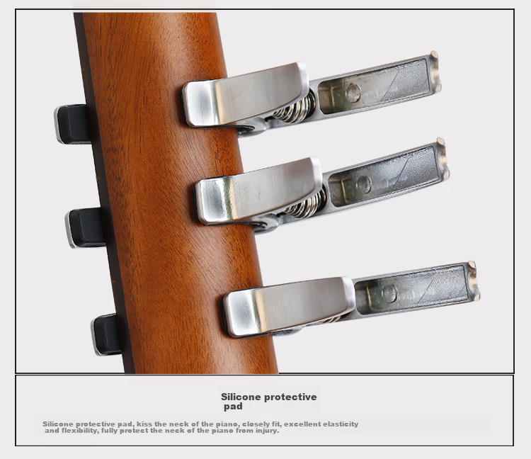 MOSEN MS-31G Tuning Clip, Guitar Ukulele Large Handle Style, Specialized Tuning Clip, Matte Finish 12