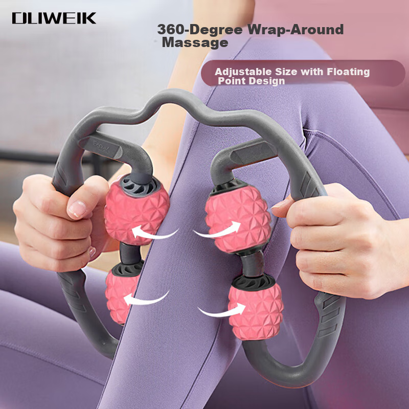 Duweike Leg Massager Roller Circular Leg Clamp Muscle Relaxation Calf Shaping Roller