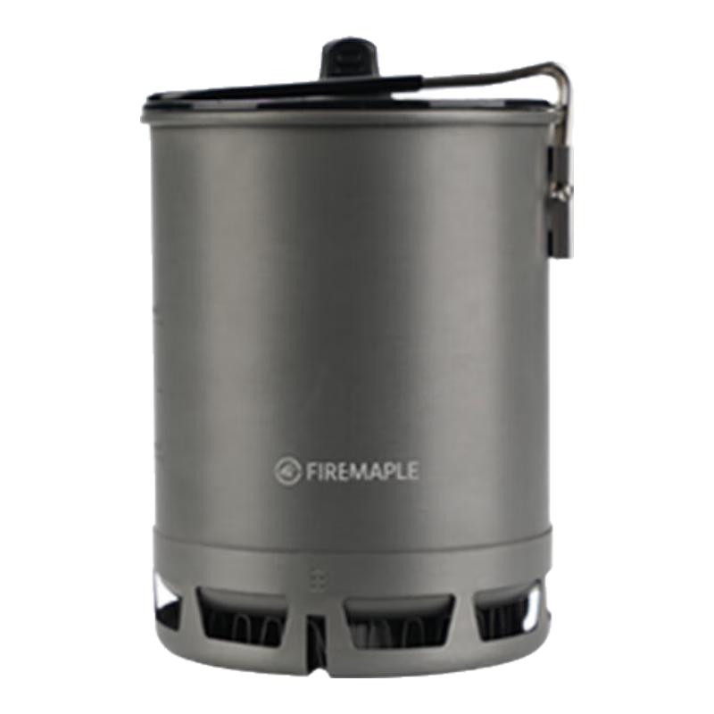 FIRE-MAPLE Lightweight Hiking And Mountaineering G3 Heat-Gathering Single Pot, Outdoor Camping Stove Cookware, Windproof Cooking Pot, Lightweight Equipment