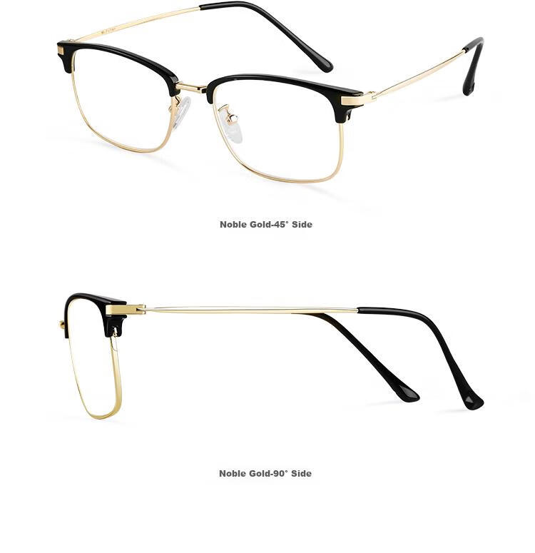 Mr. PuTian Reading Glasses for Men And Women, Bifocal Anti-Blue Light Presbyopic Glasses for Elderly, Gold And Black, 300 Degrees (65-69 Years Old) 12