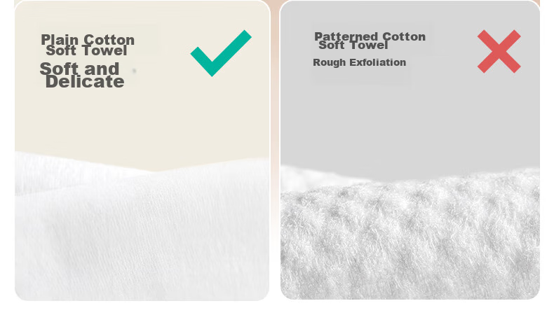 PurCotton [Sun Yingsha's Choice] Extra Large And Thick Baby Soft Cotton Wipes Hanging Face Towels 100% Pure Cotton 140 Sheets 1 Pack 9