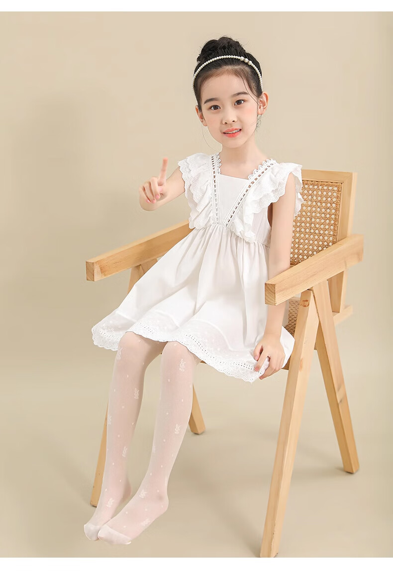 Langsha Children's Tights Girls Dance Socks Spring Summer Thin Breathable Stockings Dance Leggings Versatile Pants 2