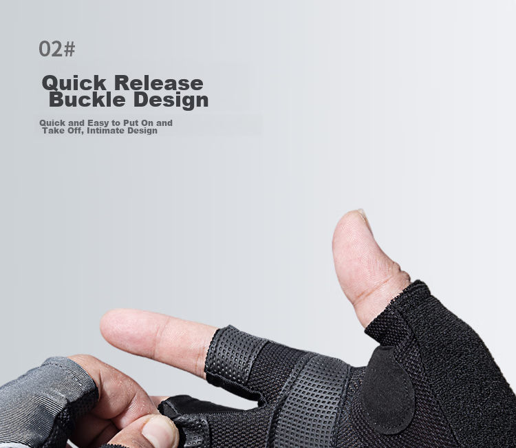 LAC Lightweight Sports Gloves for Men And Women, Fitness Training Gloves, Non-Slip Protective Half-Finger Breathable Gloves, Silver Gray, Size S 9