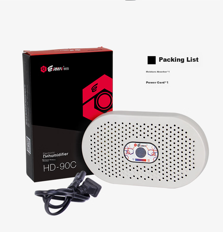 EIRMAI HD-80C Dehumidifying Card, Moisture-Proof Box-Specific Camera Dehumidifier, Electronic Regenerative Dehumidifying Card, Rechargeable Dehumidifier, Gray 10