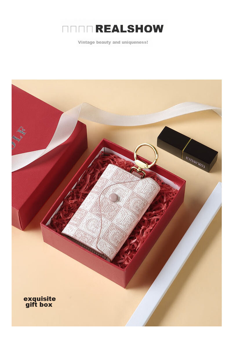 GOLF Key Pouch, Women's Fashionable Printed Multifunctional Storage Bag, Card Holder, Classic Key Case, Car Keychai 16