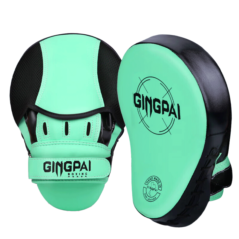 Jingpai Adult And Children's Sanda Punching Target, Taekwondo Training Curved Target, Hand Target, Taekwondo Practice Blocking Board, Fresh Gree