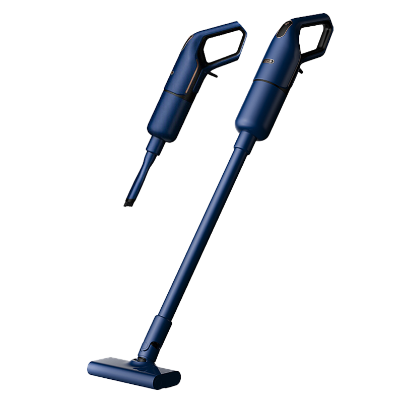 Deerma DX1000 Vacuum Cleaner, Home Upright Handheld Vacuum, Corded Lightweight Powerful High-Power Vacuum Cleaner, Two-In Pet, Sapphire Blue
