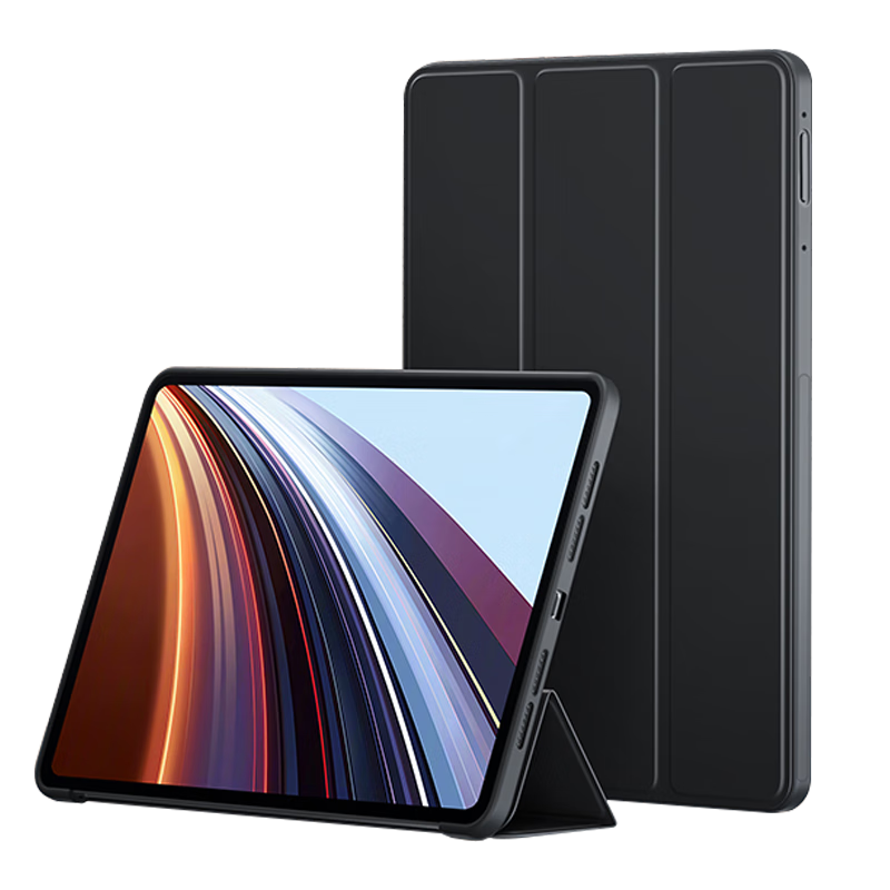 BIAZE Compatible with Honor Tablet GT Pro 2024 Model, 12.3-Inch Protective Case, Honor Tablet Foldable Support, Slim Full-Coverage Protective Case PB547-Kongang Black