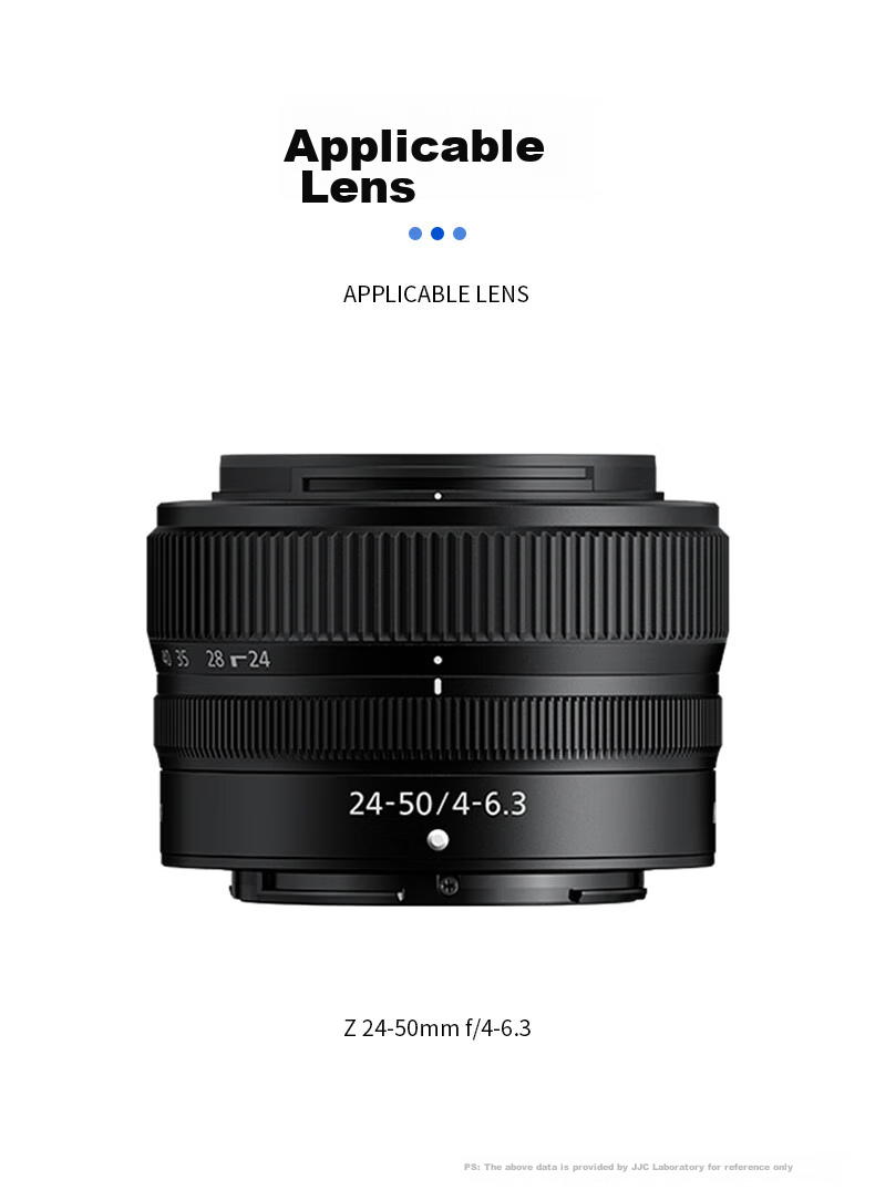 JJC Lens Hood for Nikon Z 24-50 F/4-6.3, Compatible with Z5, Z6, Z7, Z6 II, Z7II, Z62, Z72 Mirrorless Camera Accessories 6