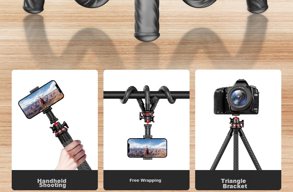 SelfieShow Action Camera Neck Strap Compatible with DJI OsmoAction4/G0Pro12/11 Pocket3/4P, First-Person Perspective Shooting, Cycling Mount, Rotatable 7