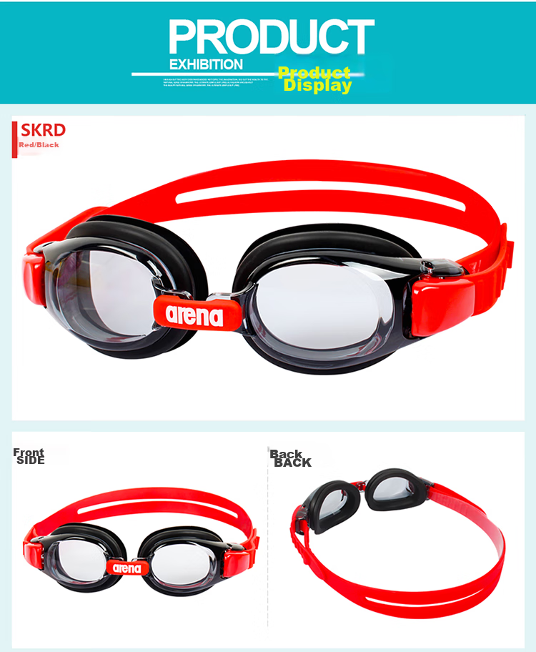 Arena Kids Swim Goggles HD Waterproof UV Protection Anti-Fog Youth Professional Training Swimming Goggles 9