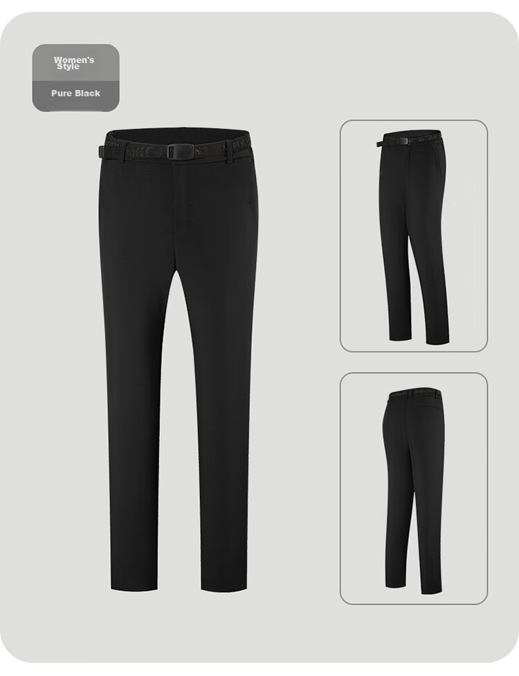 NORTHLAND [Baihulin] Men's Outdoor Windproof And Water-Resistant Fleece-Lined Snow Pants, Hiking And Mountaineering Trousers 37