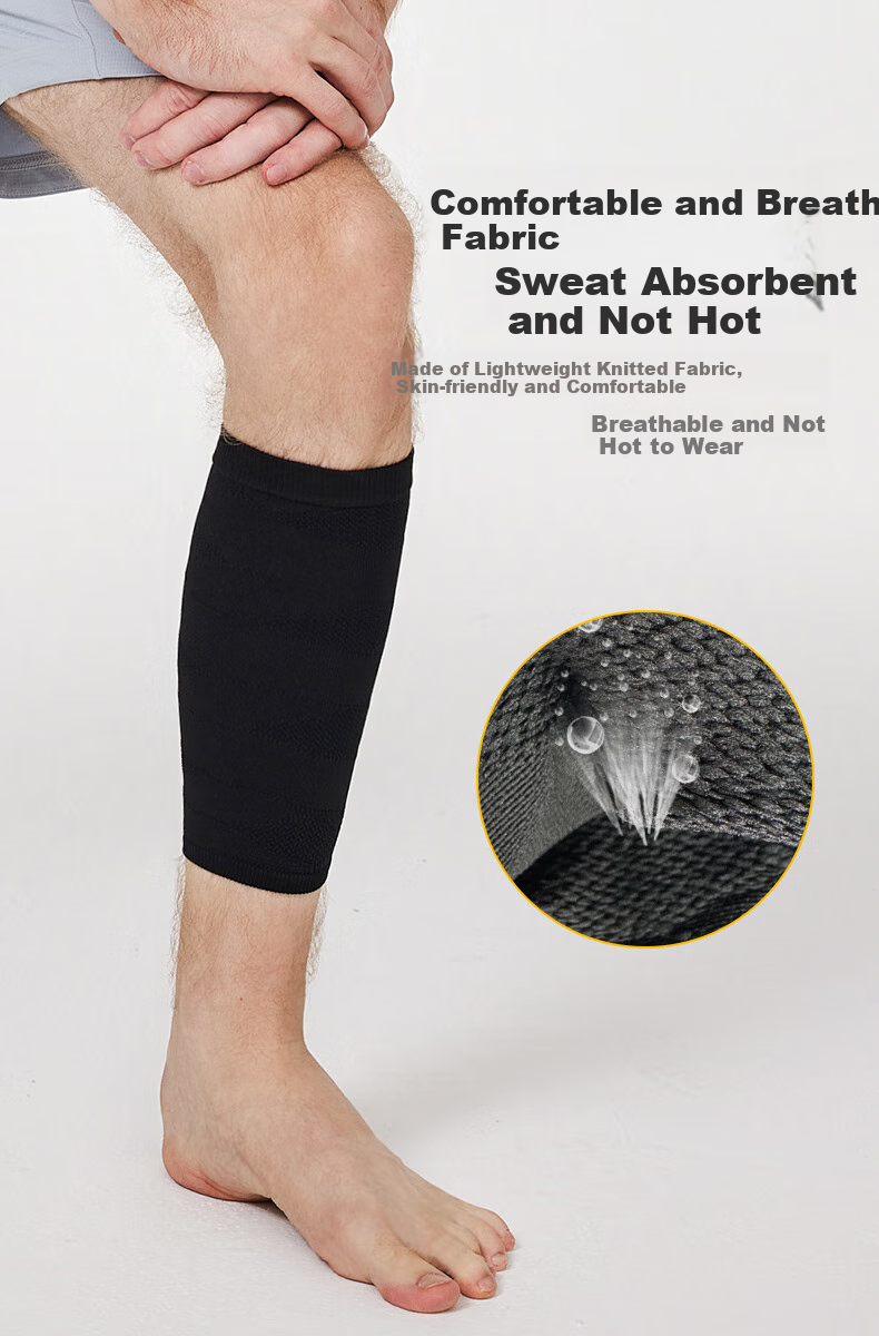 D&M Shin Guard for Men And Women, Sports Running Badminton Football Basketball Leg And Ankle Protector, One Piece 7