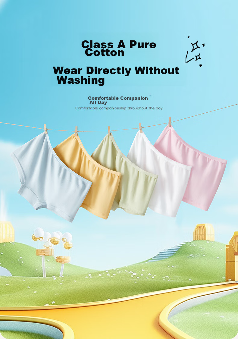 Siwangongli Children's Disposable Underwear, Boys' Washless Daily-Use Boxer Briefs, Travel Disposable Product Set 14