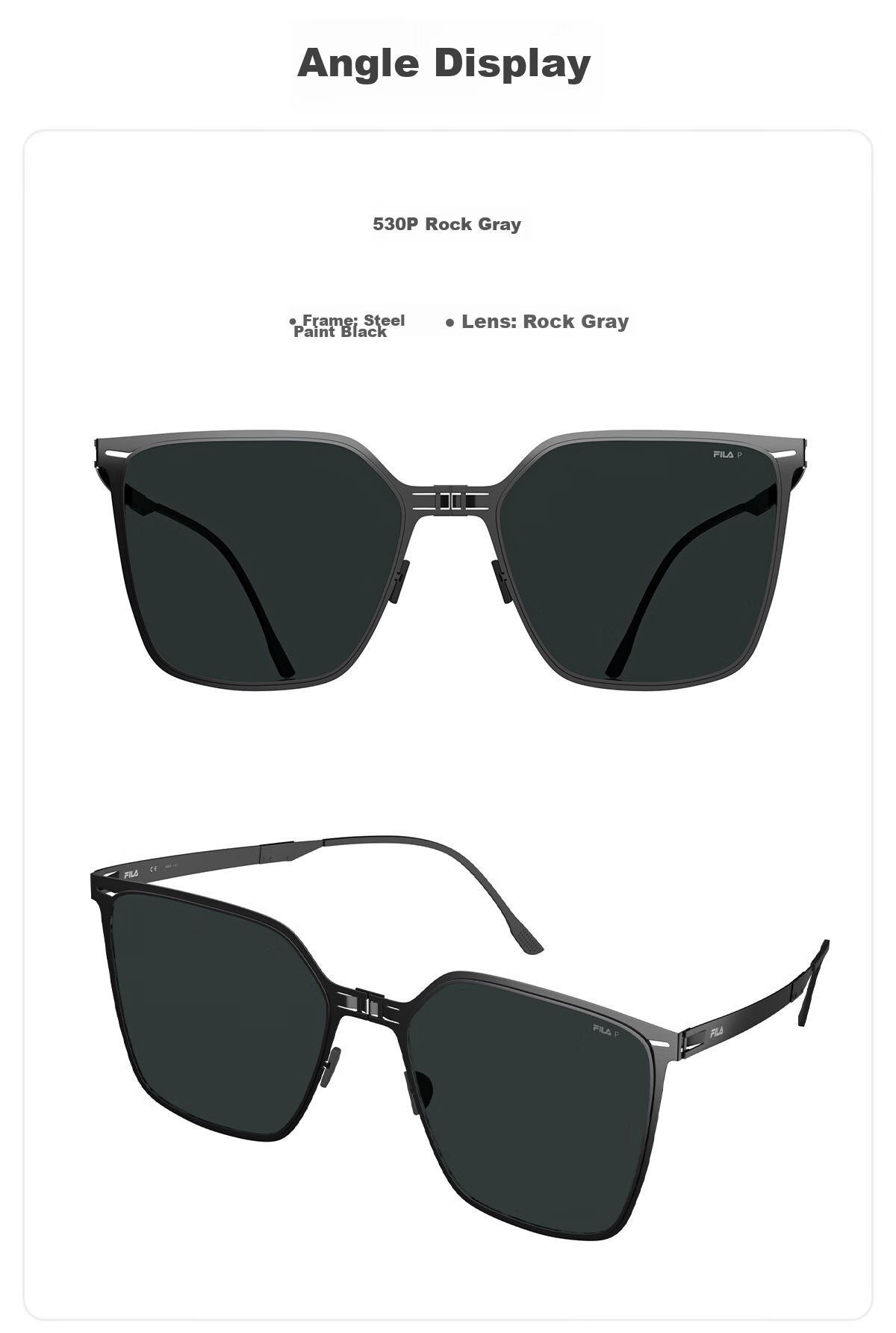 FILA Foldable Polarized Sunglasses for Men And Women, UV Protection, Portable And Compact B25 Sunglasses for Back-To And Father's Day 11
