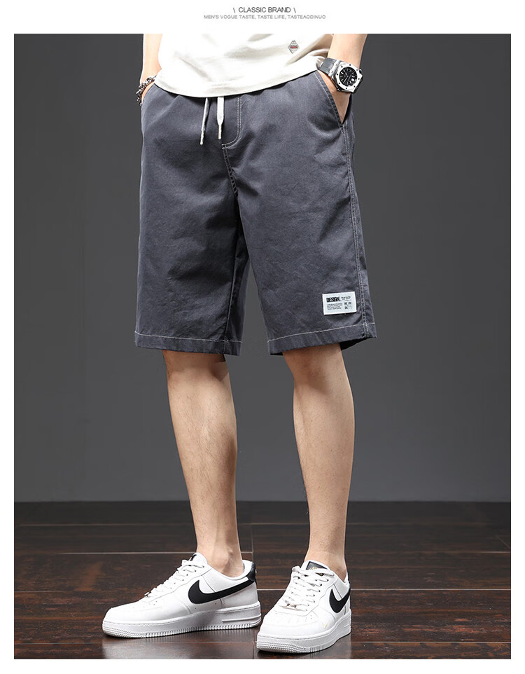 Zengzhi Summer Lightweight Men's Casual Shorts 2026 New Cargo Five-Point Straight-Leg Mid-Length Pants for Men 8
