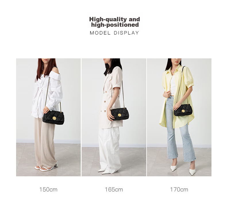 HR Handbag, Women's Shoulder Crossbody Bag, Small Soft Leather Quilted Pillow Bag, Birthday Gift 13