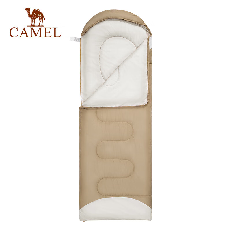 Спальный мешок CAMEL K1103, песочно-золотой, 1.35 кг, правый