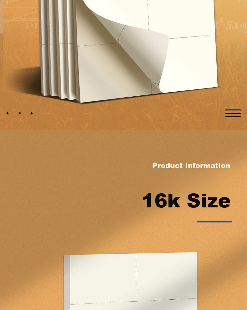 Duoliboshi Columned Draft Notebook, Sectioned Draft Paper for Primary And Middle School Students, Large Notebook for Practice And Notes, Calculation Paper, Vertical Calculation Notebook, 16K/40 Sheets, 5-Pack for High School Students' Study 2