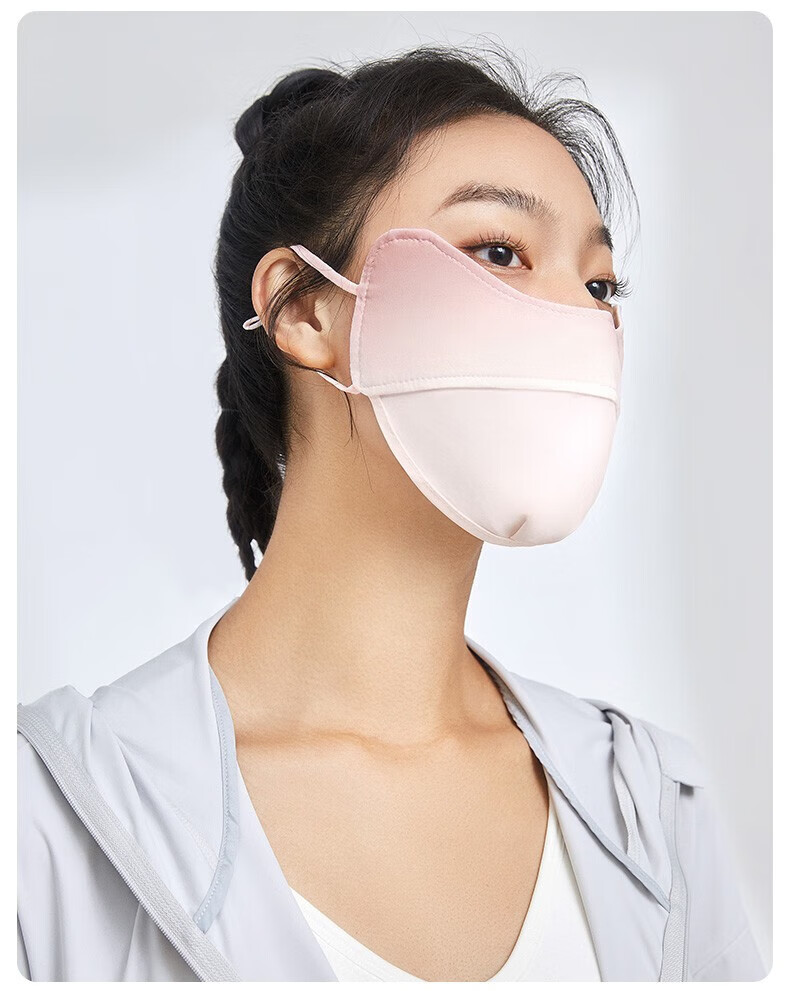 MOLY VIVI Sun Protection Face Mask, Summer Lightweight Breathable Sunshade, UV-Resistant Eye Protection, Non-Binding Ear Design, Magic Vivia 10