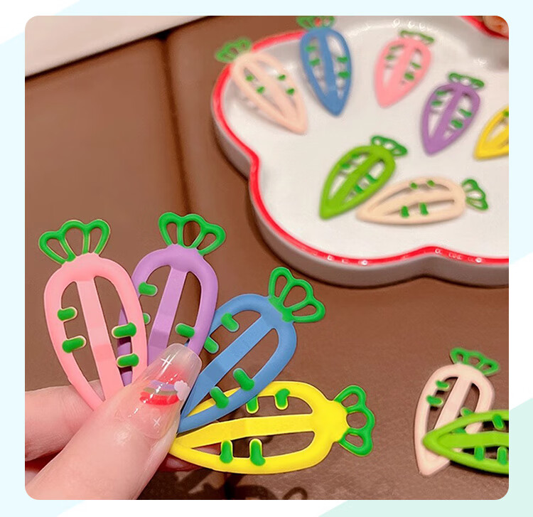 CHIMERA 6-Piece Children's Bangs Hair Clips with Sequins And Fish Scale Mermaid Tails BB Clips for Girls, Mid-Autumn Festival Gift 6