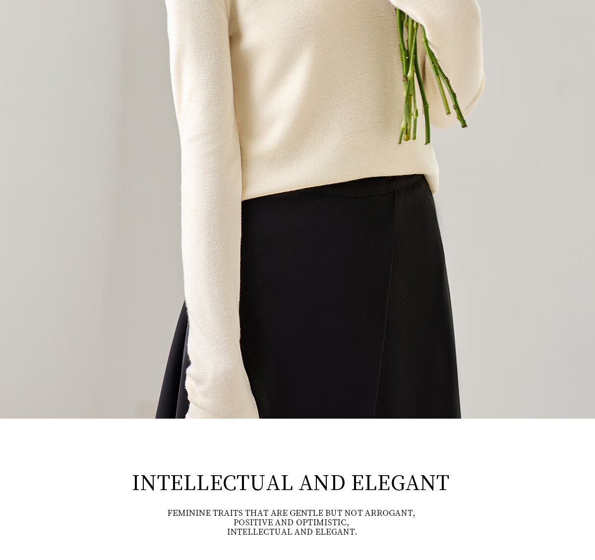 Chushen Chunqiu Women's Knitwear Designer Round Neck Solid Color Versatile Base Sweater Top S144Z7003 15