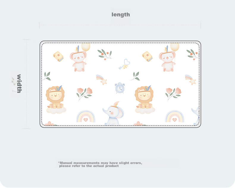 Betis Baby Breathable Ice Silk Cooling Mat Toddler Kindergarten Nap Bed Mat Forest Adventure 100*56cm 31
