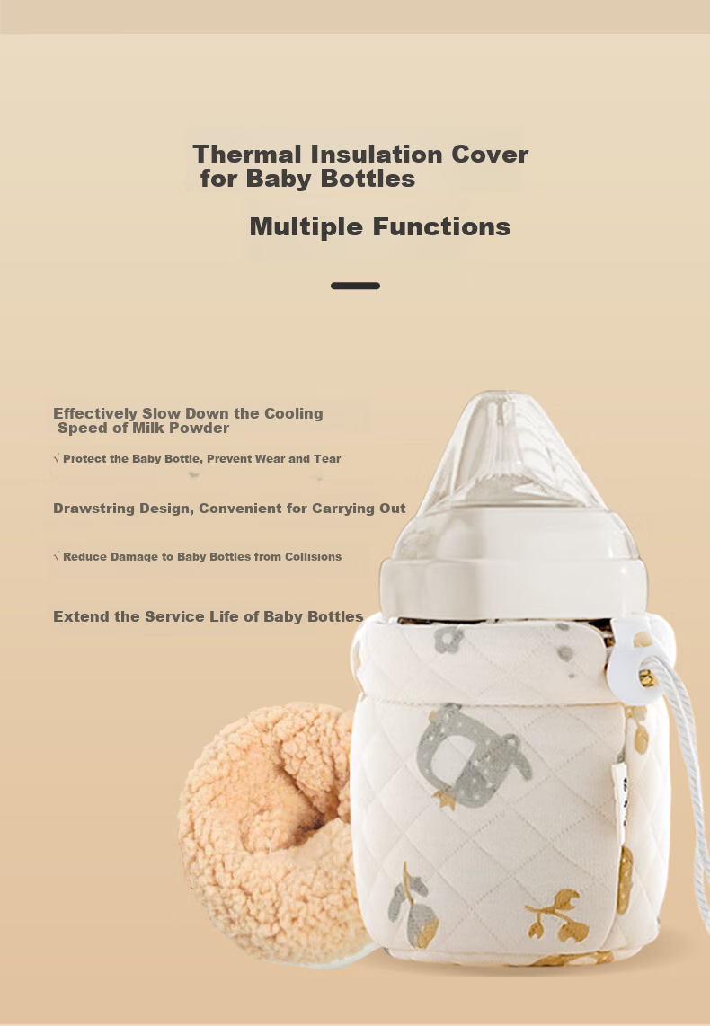 DOCTOR MA Bottle Warmer, Pigeon Insulated Bag, Window Design for Easy Viewing, Anti-Colic, Universal, Convenient, Constant Temperature Milk Warmer, 240ml 12