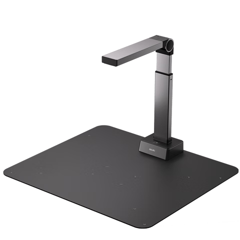 Deli Scanner High-Speed Camera, Video Display Stand with 22 Million Pixels, Automatic Continuous Scanning, AI Intelligent Photo And Document Scanning, High-Speed High-Definition for Office And Home Use, A3 Soft Base GK346
