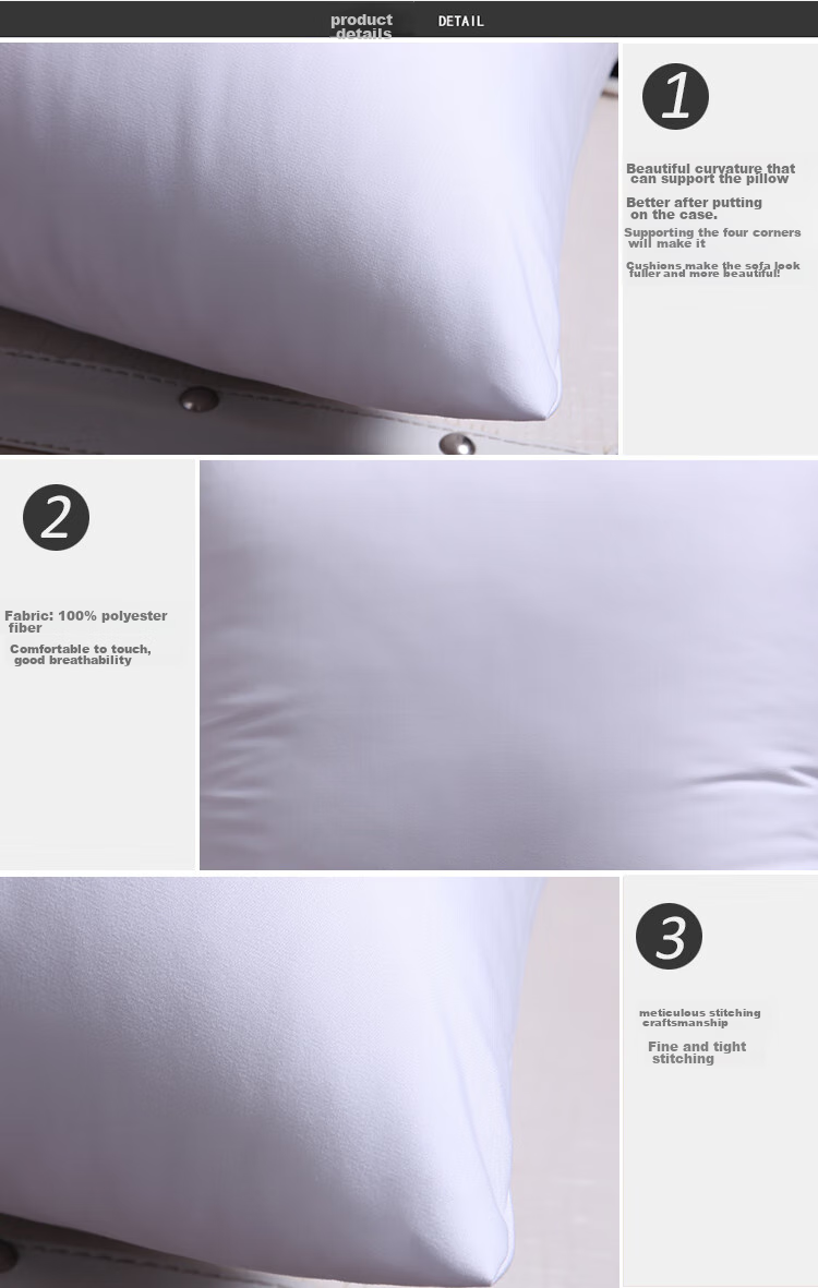AVIVI High-Elasticity Sofa Cushion Core, Square Pillow Core Car Backrest Cushion Core Lumbar Support Core Bedside Backrest Pillow Core 50*50cm Single Piece 5