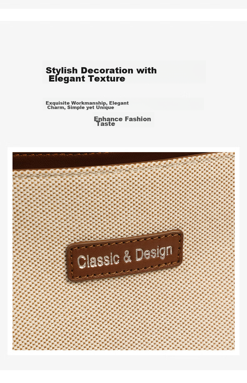 Aiqinghai Handbag, Women's Tote Bag, Shoulder Bag, Brand Large Capacity Handbag, Birthday Mother's Day Gift, Practical Present for Mom 4