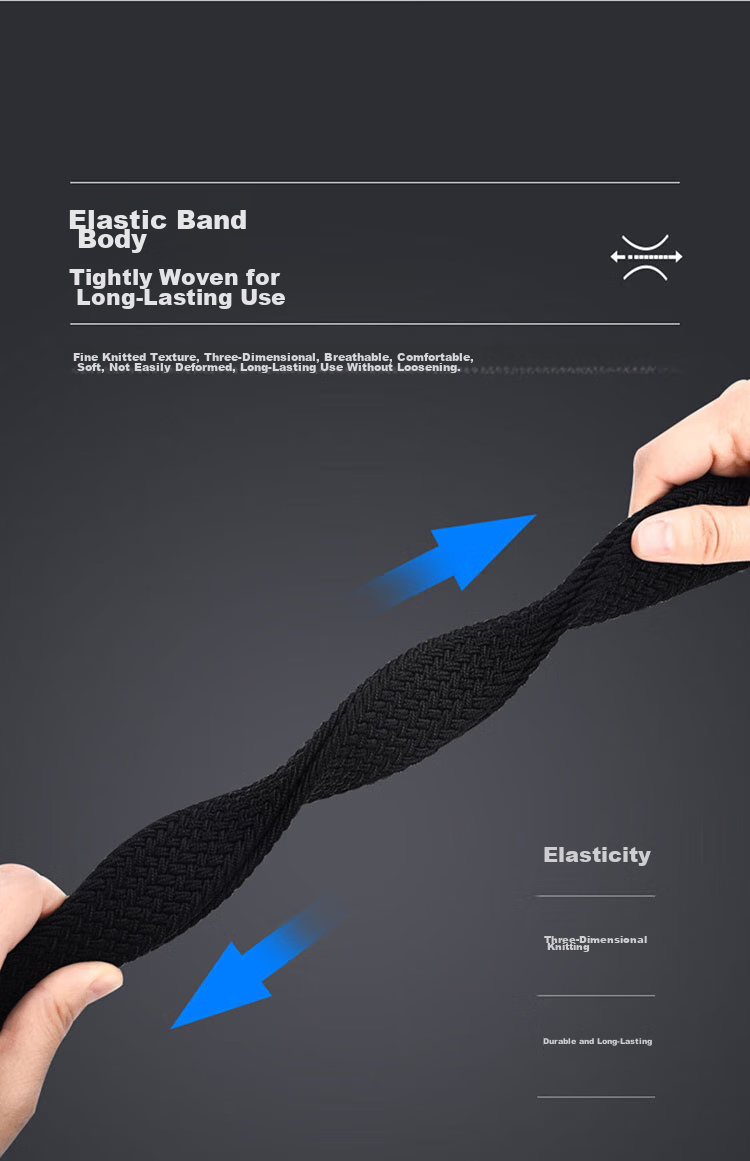 HALFEEL No-Hole, No-Drill Woven Belt for Men And Women, Elastic Canvas Belt with Elastic Band, Student Military Training Belt, Father's Day Gift 5