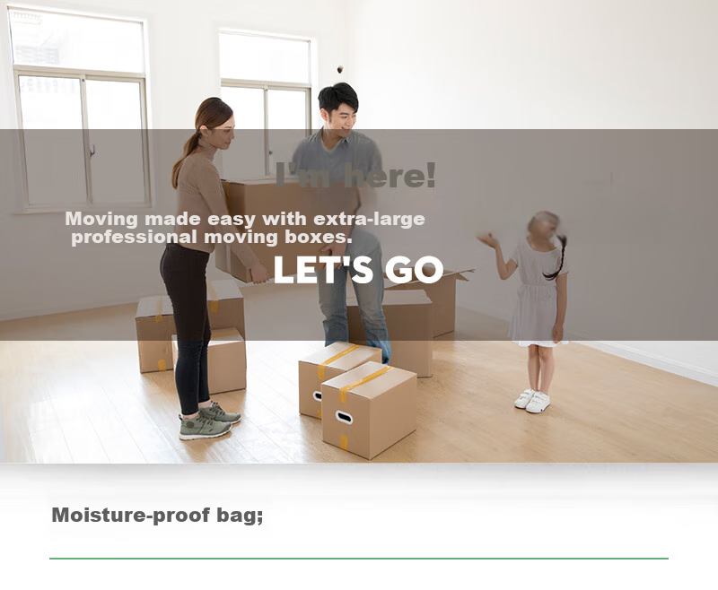QDZX Moving Cardboard Boxes with Handles, 50*40*40 (5 Large Storage And Organization Boxes, Office Cardboard Boxes for Packing, Custom-Made) 8