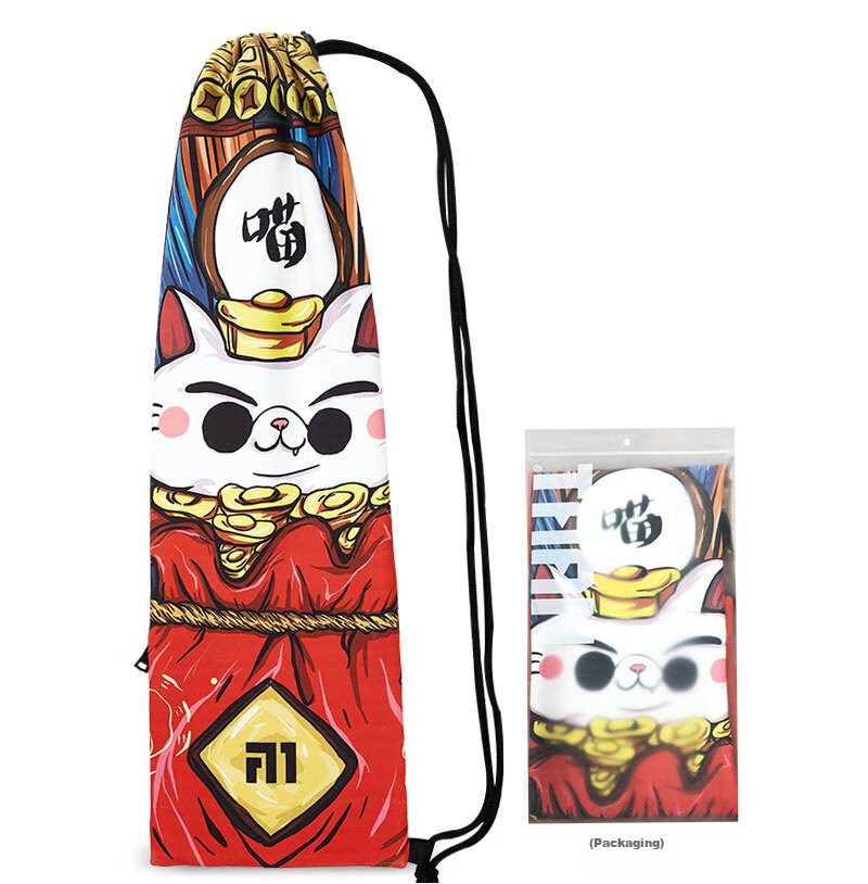 Taan Badminton Racket Bag, Thickened 3D Color Printing, Racket Protective Cover, Racket Bag BAG912, Dazhanhongtu 7