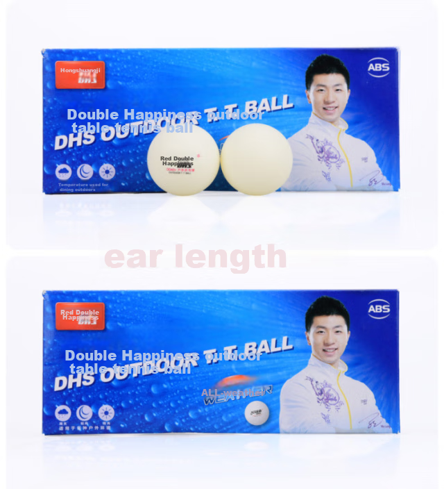 DHS Table Tennis Three-Star Competition ABS New Material 40+ 3-Star Ping Pong Ball Professional Match Ball Yellow 30-Pack 4
