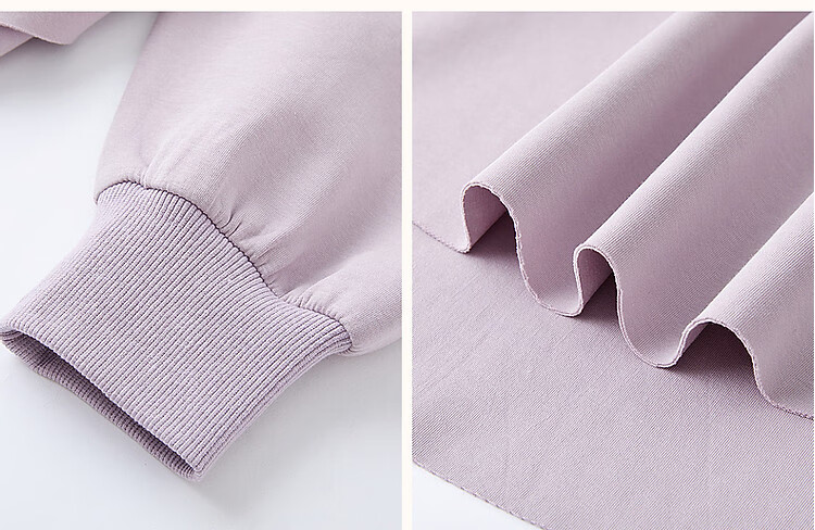 Dme [Stylish Blogger Style] Spring And Autumn Sun Holiday Round Neck Long-Sleeve Elastic Textured Air Layer Sweatshirt Women's Top 9