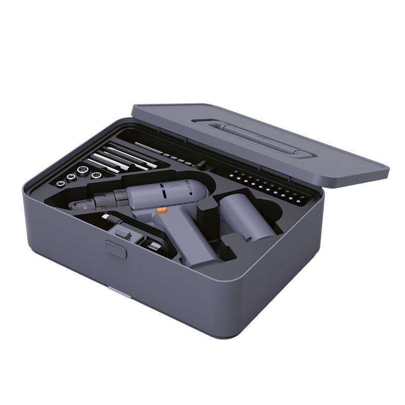 Jimmy Home Multifunctional Household Repair Tool Box Cordless Impact Drill Electric Drill Hardware Electrician Tool Set X1-J