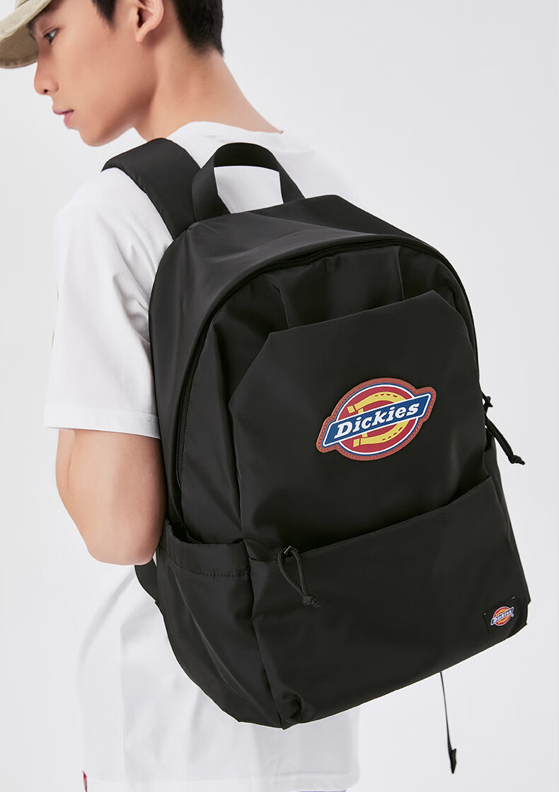 Dickies Student Backpack, Large Capacity Canvas School Bag for Middle And High School Students, Lightweight Travel Backpack with High Aesthetic Value, Beige 17