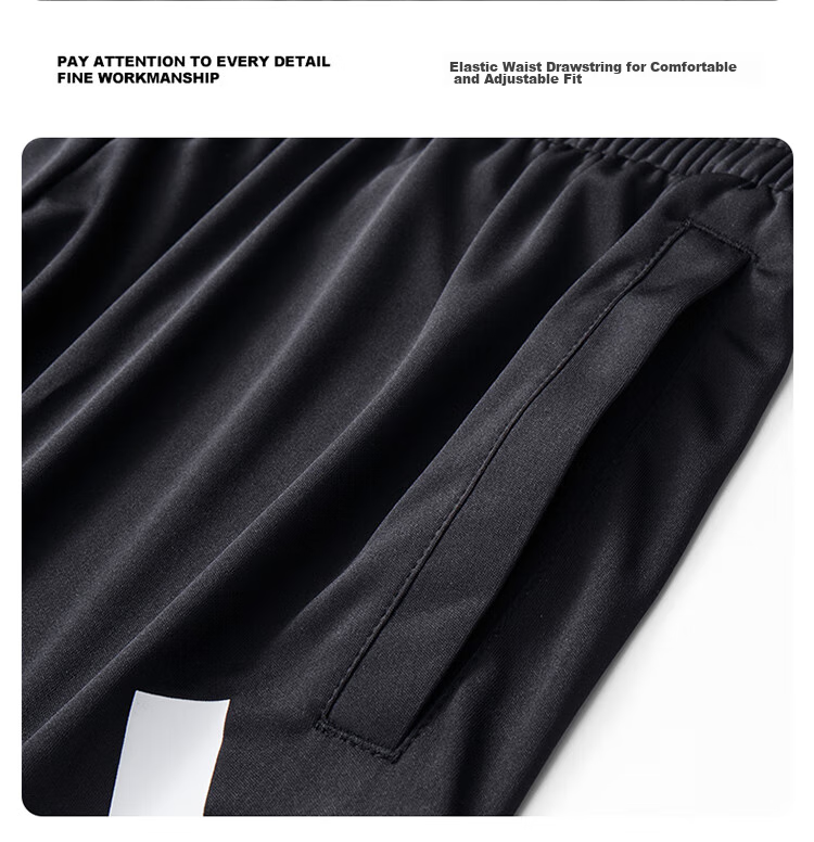 RIGORER Zongzilong Same Style Training Running Fitness Breathable Quick-Dry Knit Pants Z122211522 Pure Black 2XL 21