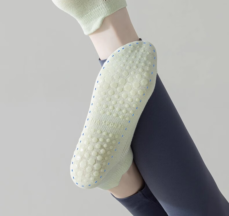 LangSha Professional Yoga Socks for Women, Non-Slip Pilates Socks for Beginners, Specialized Floor Exercise And Dance Socks 13