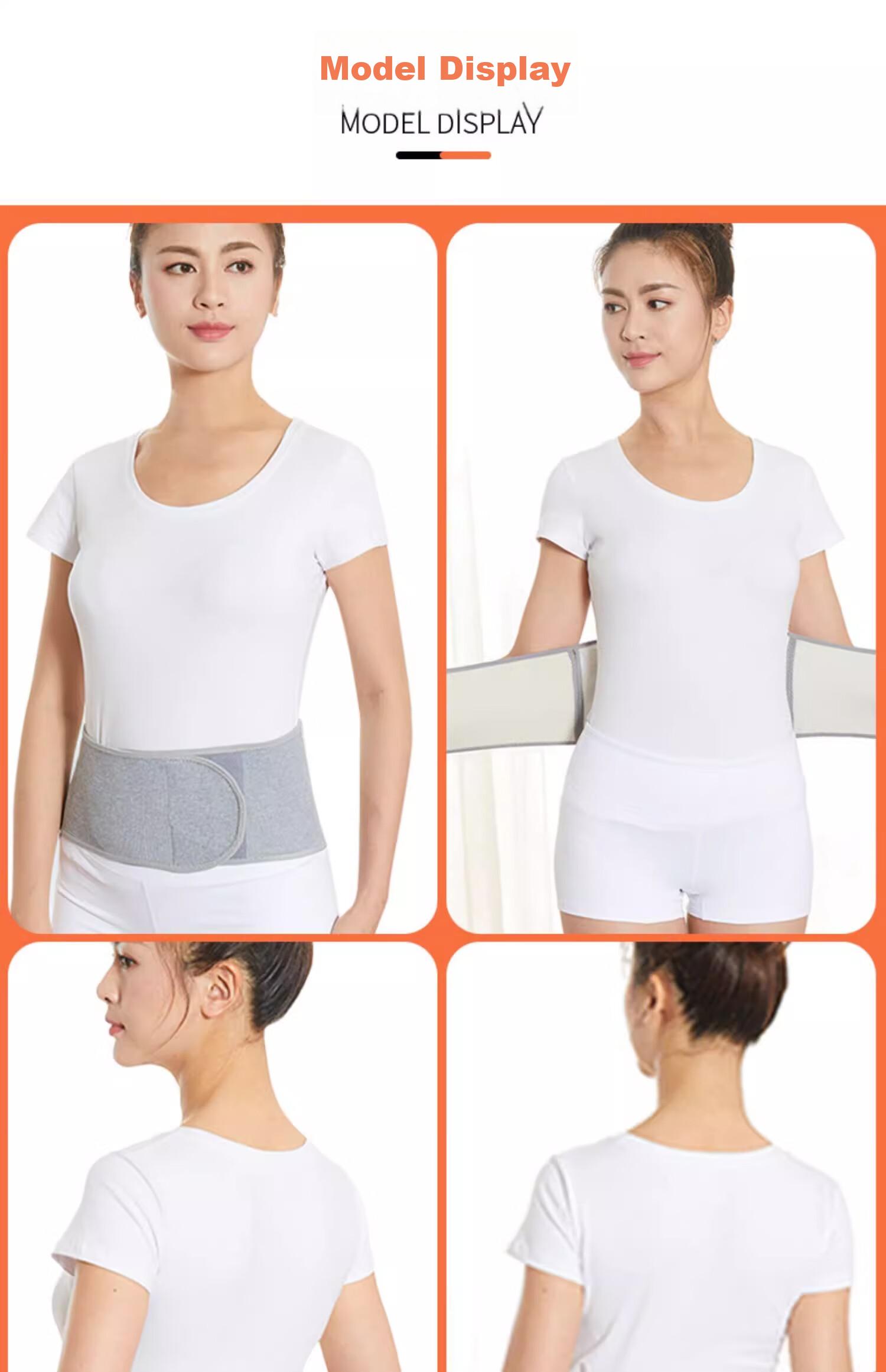 Bejirog Lumbar Support Belt for Herniated Disc, Middle-Aged And Elderly Sleep Aid, Unisex Thickened M Size 9